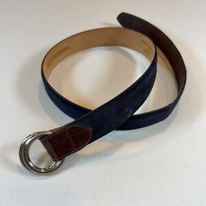 W. KLEINBERG Custom Crocodile Suede Belt Size 33 Brand New MSRP $295